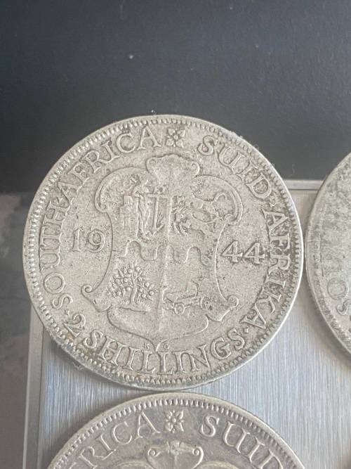 Lot of 12 x Florin and 2 Shillings 80% Silver Coins